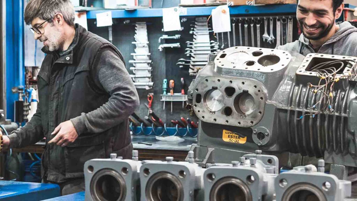 reparacion compresores industriales