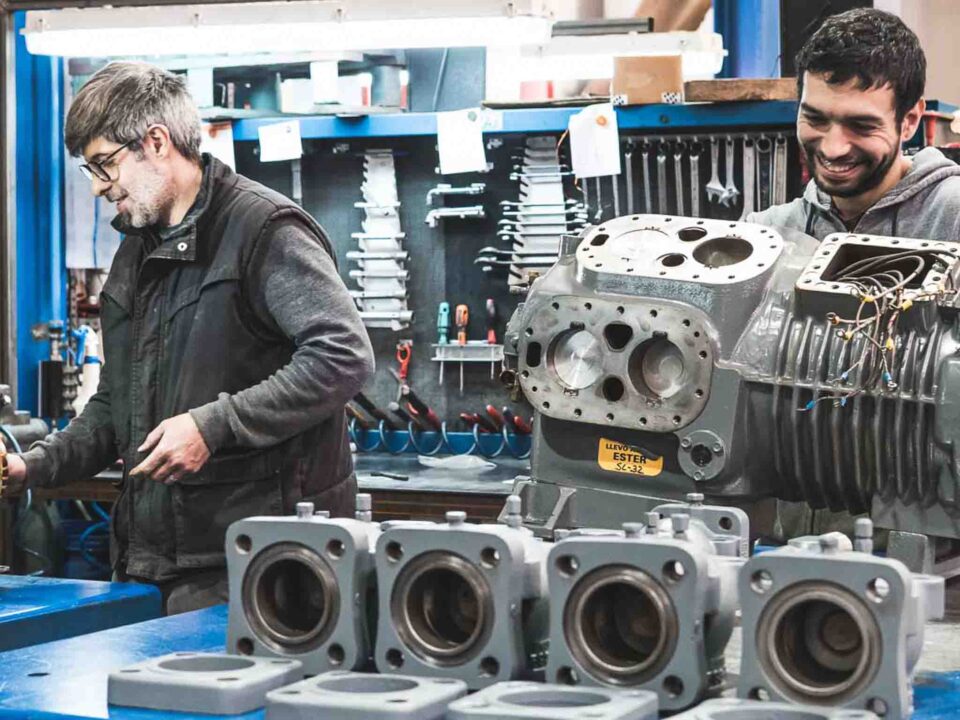 reparacion compresores industriales