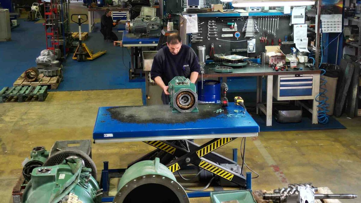 reparacion compresores industriales