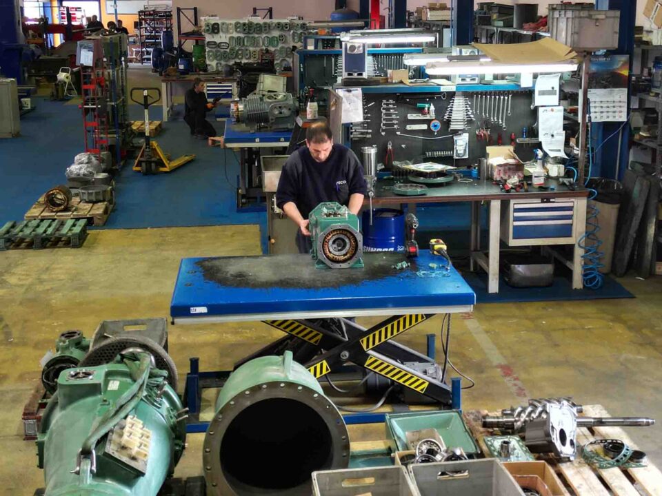reparacion compresores industriales